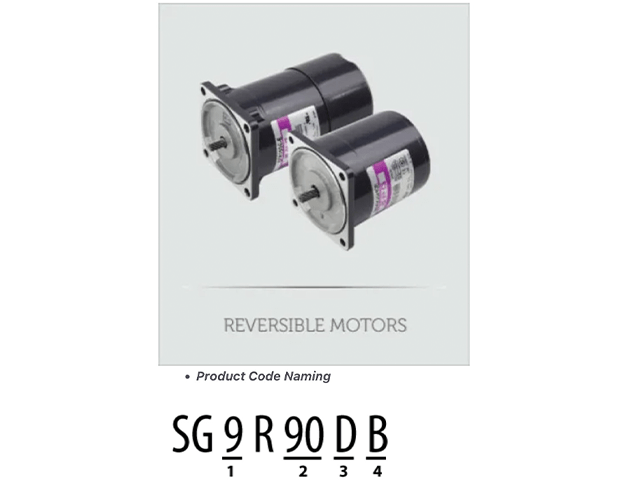 AC STANDARD REVERSIBLE MOTORS