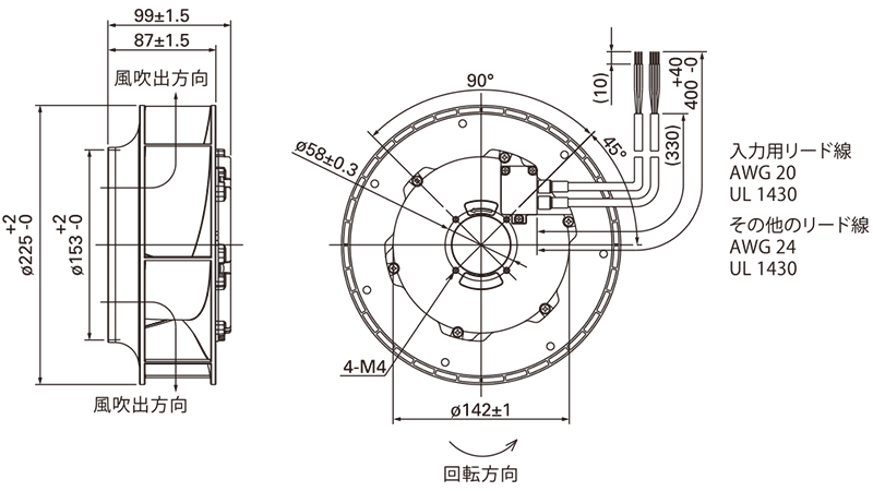 ９ADTSシリーズ外形図